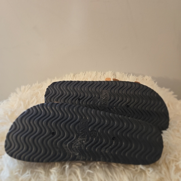 Anna Glory Women's Casual Buckle Strap Sandal Flip Flop Platform Footbed Sz 7.5 - Picture 6 of 10